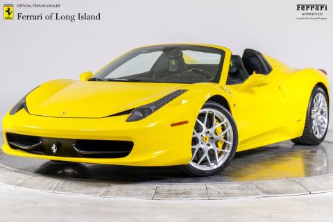 pre owned 2013 ferrari 458 spider in great neck np4150b gold coast maserati pre owned 2013 ferrari 458 spider